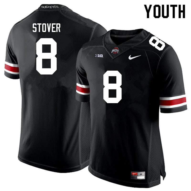 Youth #8 Cade Stover Ohio State Buckeyes College Football Jerseys Sale-Black